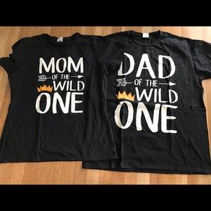Mom and Dad “Wild One” T-shirt’s